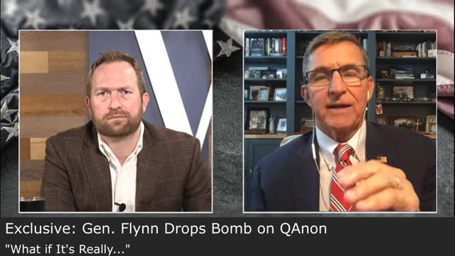 Gen. Flynn Drops Bomb On QAnon – “What If It’s Really…”