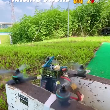 Racing Drones are INSANE 200km-h easy in 1sec. #mckfpv #fpv #fpvdrone #tech #racingdrone #sendit