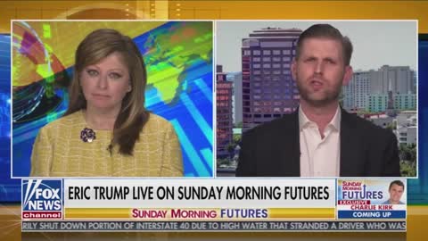 Eric Trump reacts to Hunter Biden gun scandal