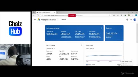 $20k This Month On A South Korea Account | AdSense Loading With Safe Traffic Bot