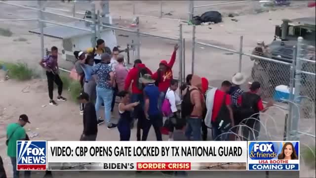 Biden's Rouge Border Patrol Open Border after Gov. Abbott closes it!