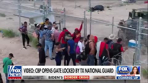 Biden's Rouge Border Patrol Open Border after Gov. Abbott closes it!