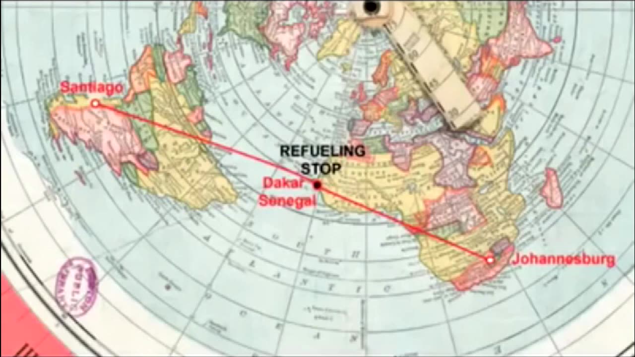 How do Flights Like Sydney-Santiago Work on Flat Earth?