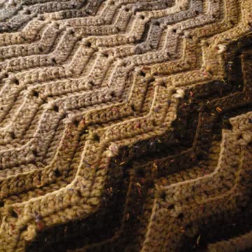 Crochet Ripple blanket