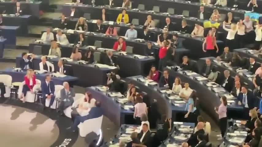 MEANWHILE TODAY IN THE SATANIC EUROPEAN PARLIAMENT---