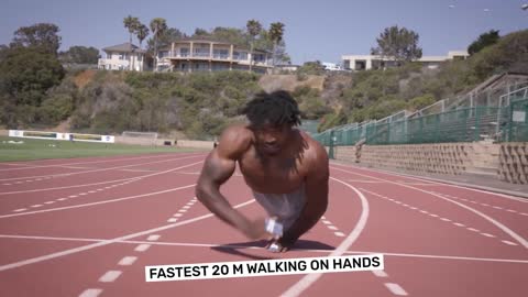 The fastest man on two hands - Guinness World Records