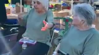 TWO SISTERS WHO RODE A MATTRESS 5 MILES DURING HURRICANE HELENE