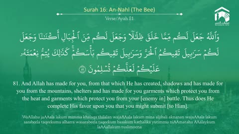 Surah An Nahl سورة النحل Sheikh Abdul Rahman As Sudais - With English Translation