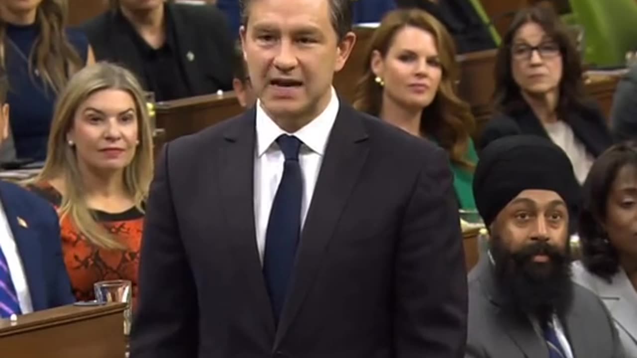 PIERRE BLASTS FREELAND WHO SAID CANADIANS SHOULD BE HAPPY FOR THE FEDERAL SCHOOL FOOD PROGRAM