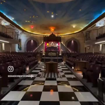 INSIDE A NEW FREEMASON LODGE IN THE SOUTHERN BRAZILIAN CITY OF CURITIBA.mp4