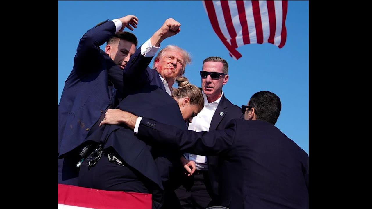 President Trump shot in right ear at campaign rally, shooter dead