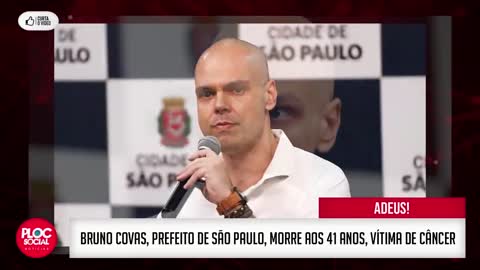 THE MAYOR OF SÃO PAULO, BRUNO COVAS, DIES AT 41, A VICTIM OF CANCER