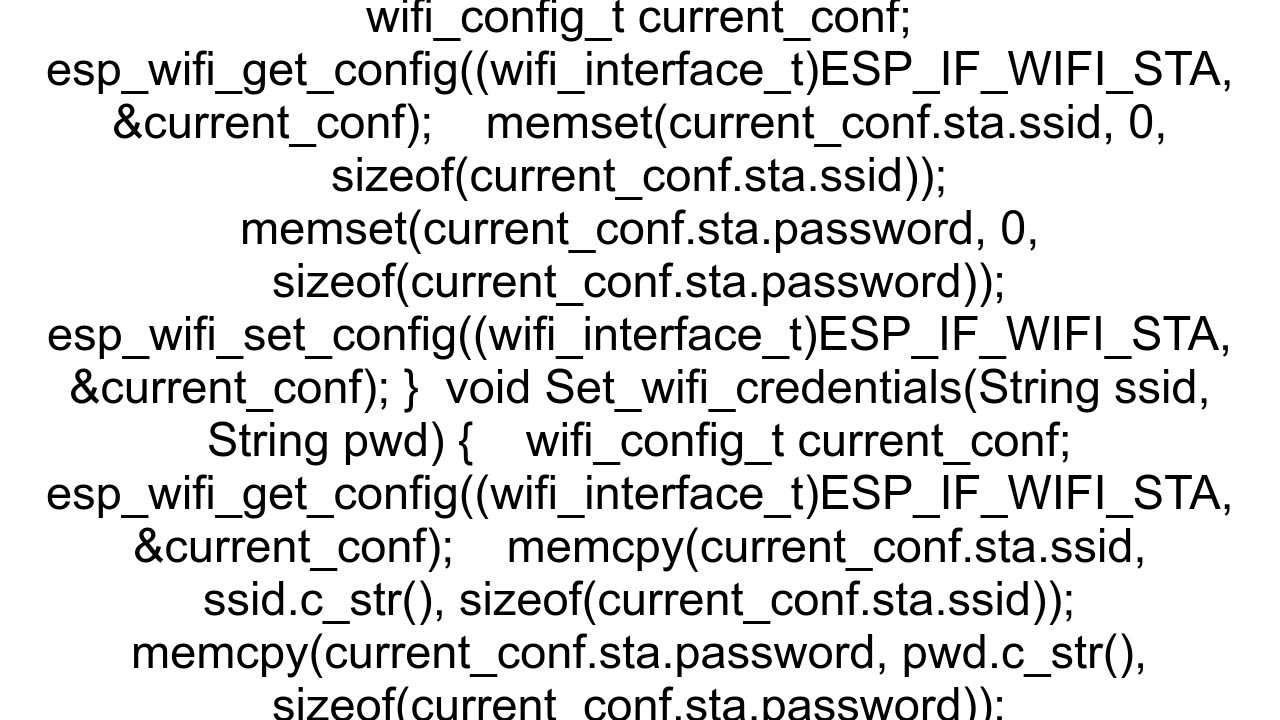 How do you erase ESP32 wifi Smartconfig credentials from flash