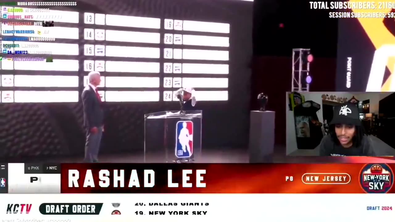 Agent00 can’t believe Kai Cenat didn’t get picked first in his own LBA Draft