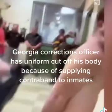 Georgia Sheriff cuts off uniform of corrections officer who supplied contraband to inmates