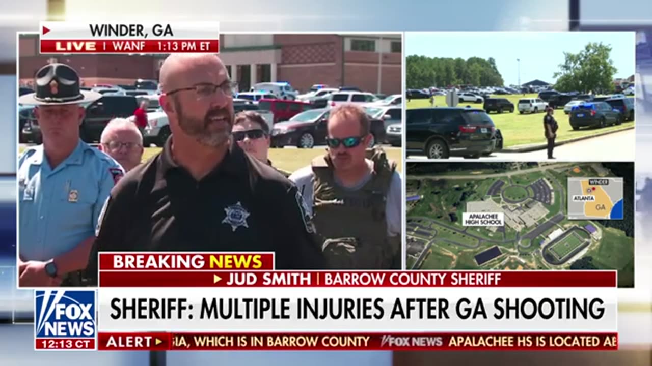 Police confirm multiple injuries in Georgia school shooting