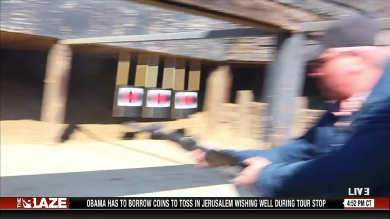 2013, TheBlaze staff goes to the gun range (4.10, 3)