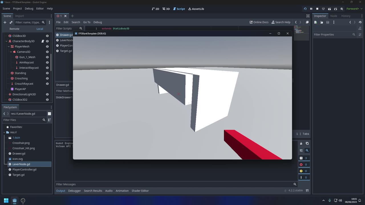 Playing around with FPS interaction