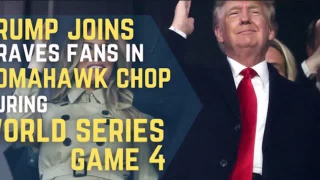 Trump under Fire for || Participating in Controversial "Tomahawk Chop"