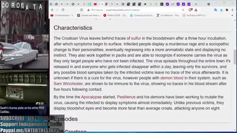 Supernatural Coronata- The White Horseman Demonic Germ - Captain Kirk's Blue Origins