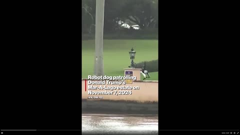 Robotic Dogs Being Used At Mar-a-Lago