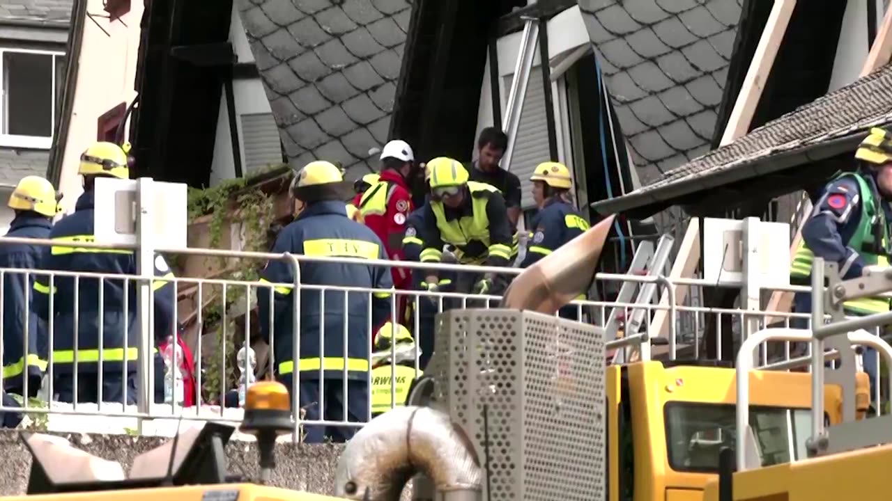 Hotel collapses near Germany's Moselle river, killing at least one