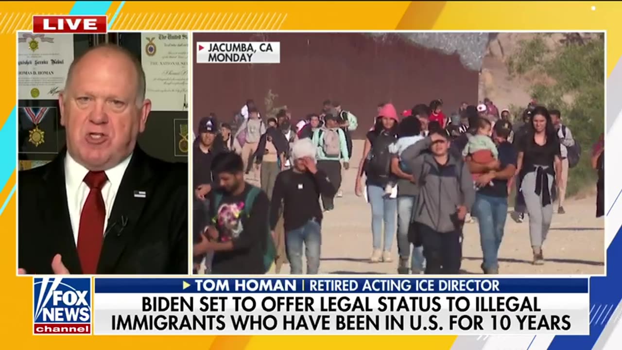 Fox News-Fmr ICE director on Biden’s latest border ‘incentive’ ‘When is enough enough’