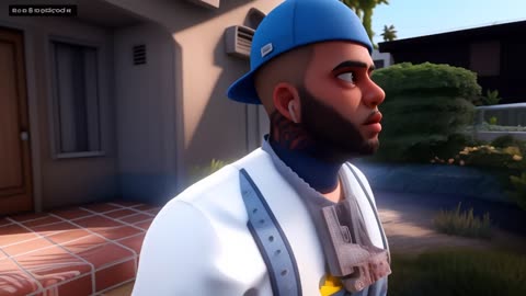 GTA 5 But AI-Generated Pixar Style!