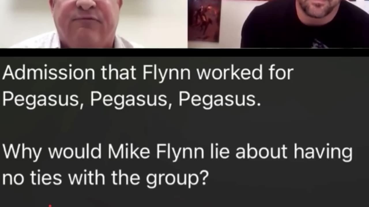 The admission that Michael Flynn worked on Pegasus