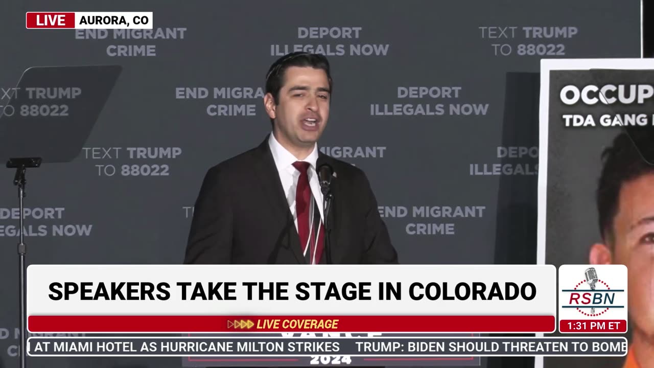 FULL SPEECH: Gabe Evans Delivers Remarks in Aurora, CO