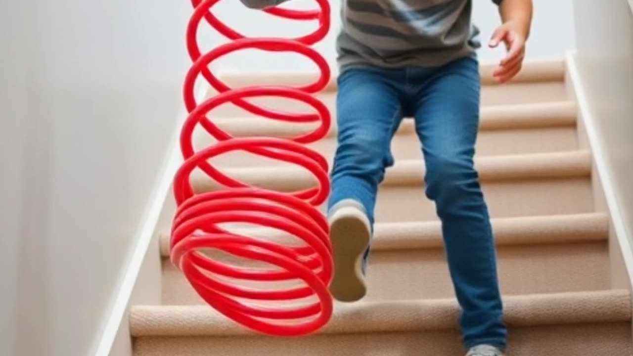 How Do Slinkies Walk Down Stairs?