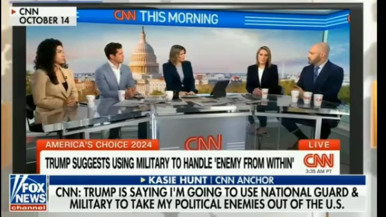 MSM lies AGAIN about Trump using military on opposition.