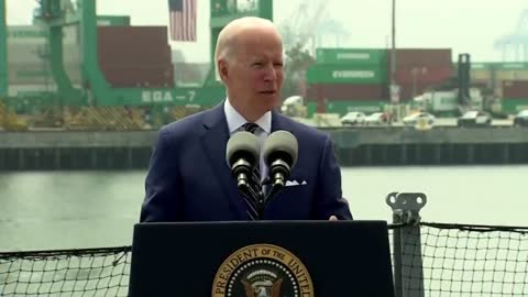 Biden says they are continuing to bring down food and gas prices by "dealing with other items"