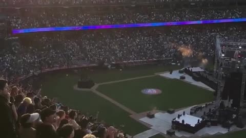 50,000 Christians gathered at Angel Stadium to praise and celebrate Jesus.