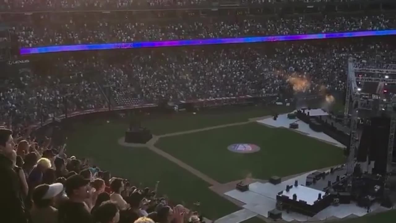 50,000 Christians gathered at Angel Stadium to praise and celebrate Jesus.