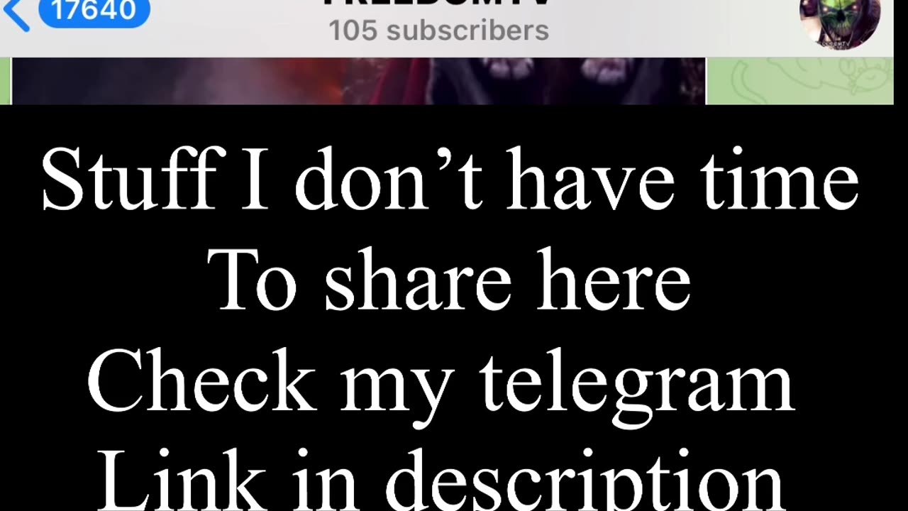Can find me on telegram frens