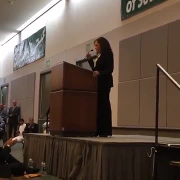 Kamala Harris at Islamic Center of Southern California. Is she pandering?