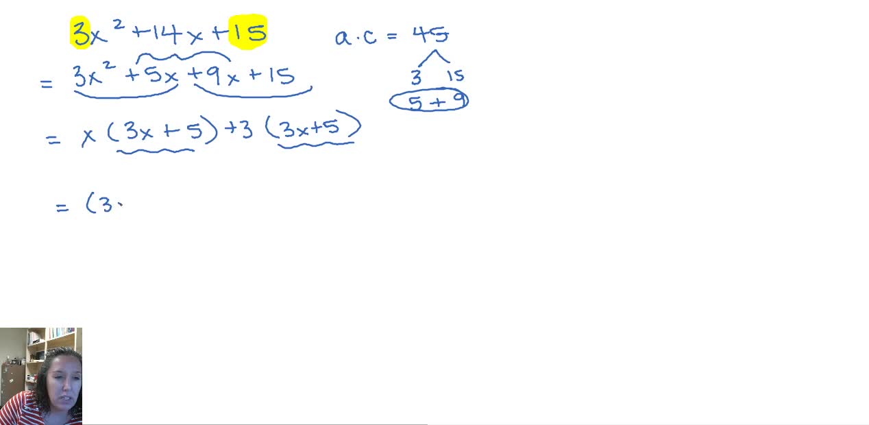 Factoring Ax^2+Bx+C