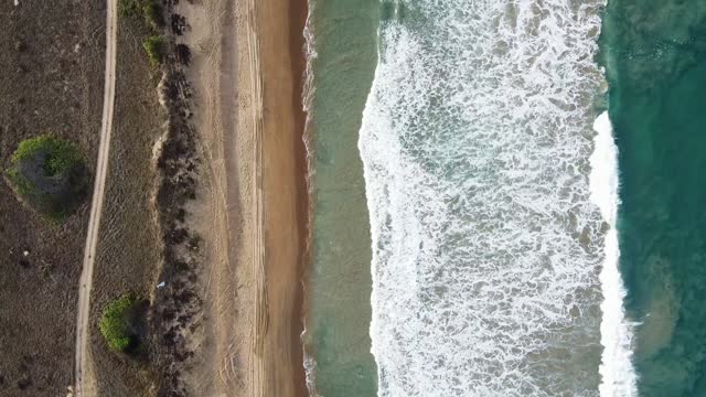 A Beautiful perspective on Beach Shore