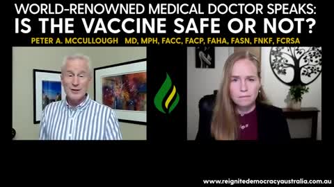 Dr. Peter McCullough: Are COVID Vaccines Safe Or Not?