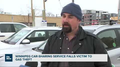 Winnipeg car-sharing service falls victim to gas theft