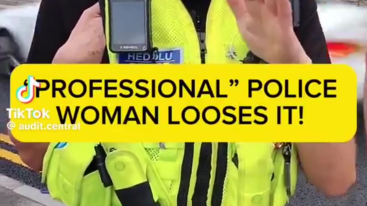 Professional police women looses control