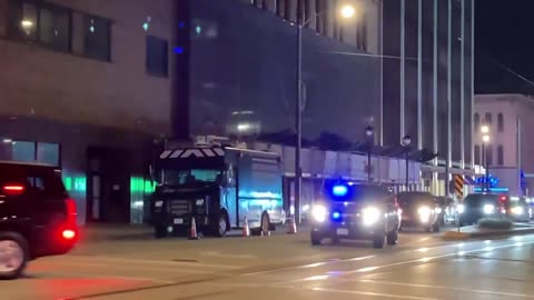 Trump's Motorcade Leaving RNC Day 2