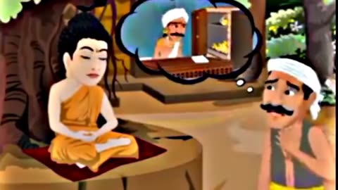 Lord Buddha Eye opening A Depressed Man 🔥🙏 #goutambuddha #shorts #buddha