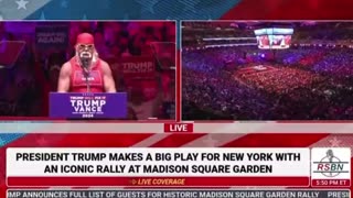 Hulk Hogan Brings Down The House At Trump's Madison Square Garden Rally