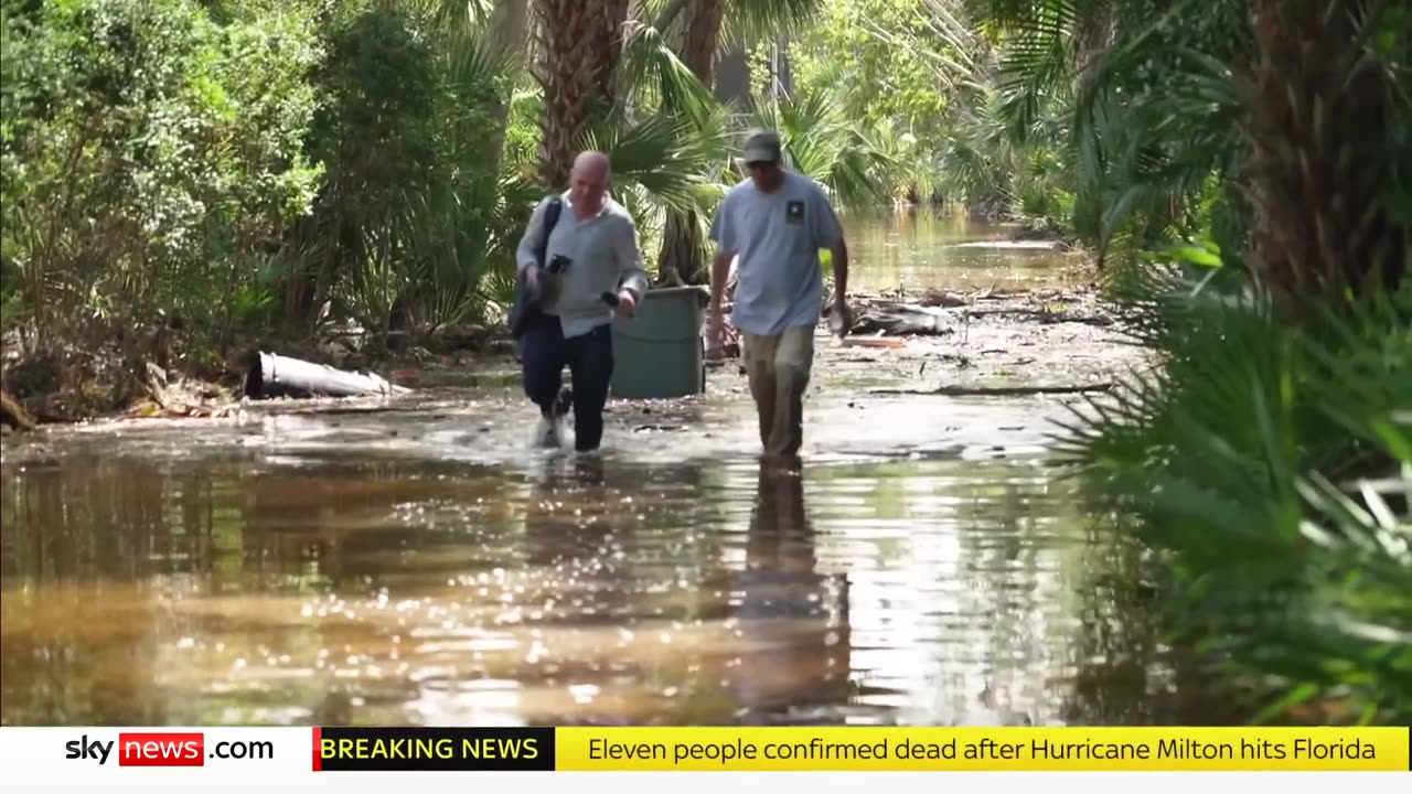 Hurricane Milton kills at least 10 after storm hits Florida