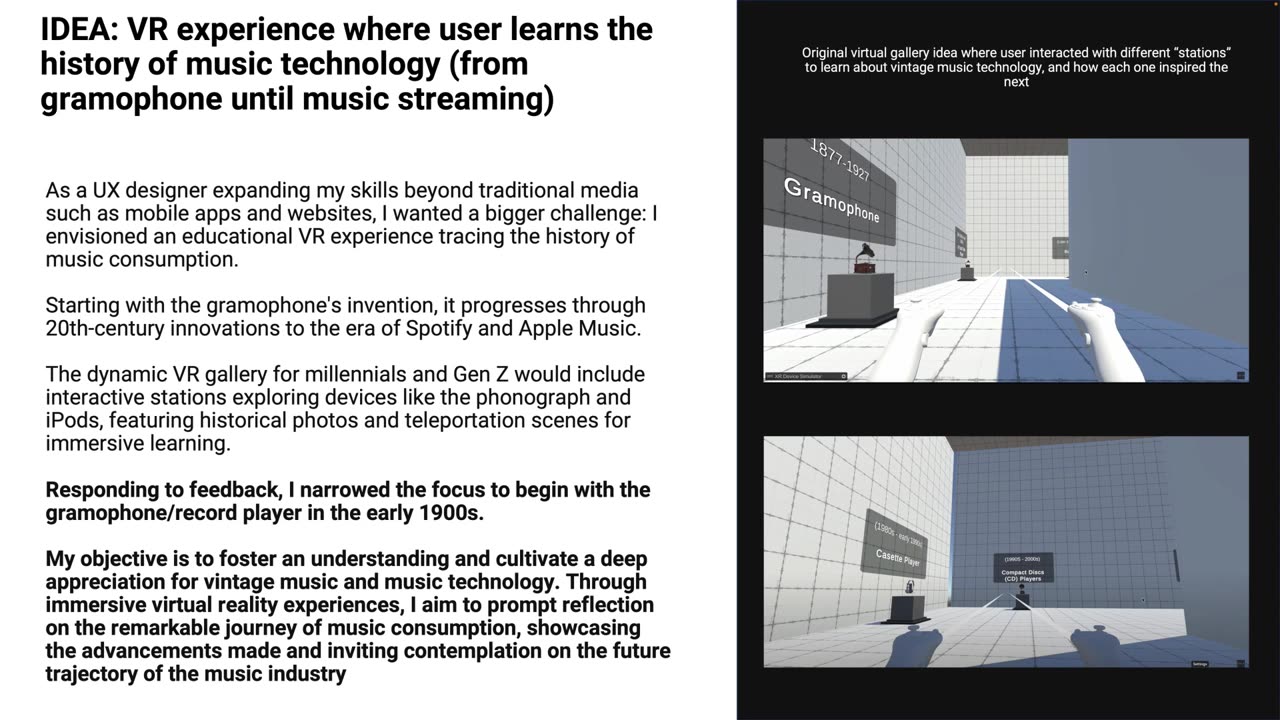 Sonidify XR: Gramophone - Video Capstone Concept Presentation