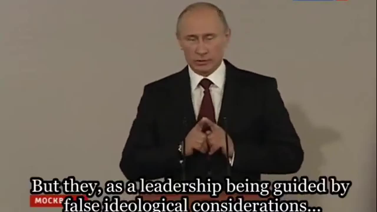 80% To 85% Of The First Soviet Government Were Jews | Vladimir Putin