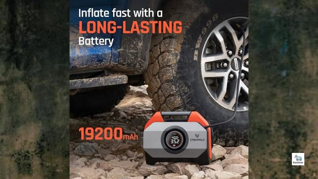 Review - VORTEX S6 Tire Inflator Portable Air Compressor