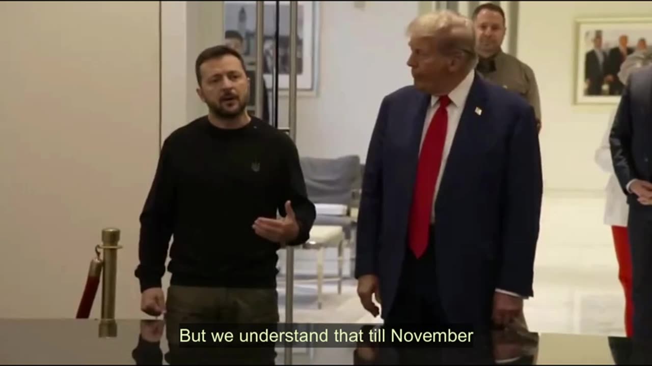 PRESIDENT TRUMP MEETS PRESIDENT ZELENSKY - TRUMP TOWERS